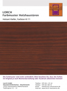 Holzart Kiefer KI 11