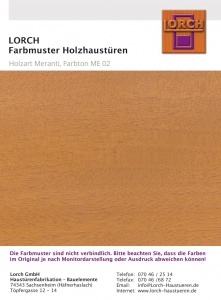 Holzart Meranti ME 02